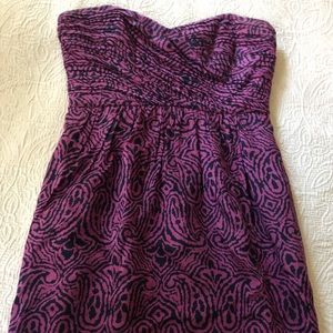 Strapless Glam Cocktail Dress